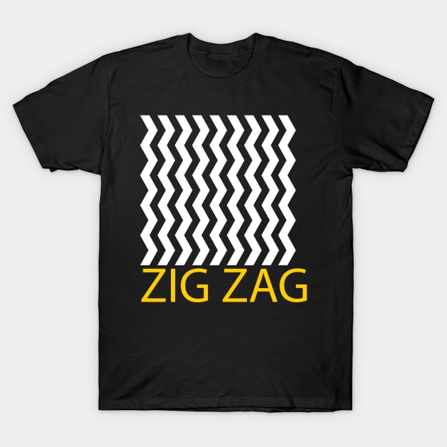 Zig Zag Concept T-Shirt by Mako Design 